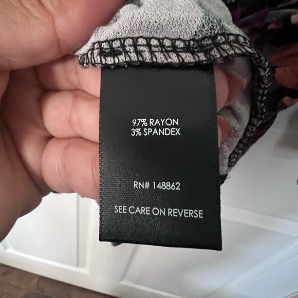 Torrid floral front tie overlay cardigan dark academia fall floral Halloween - Picture 7 of 9